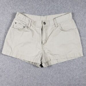 No Boundaries Juniors Shorts Chino Twill 11 Beige Khaki Casual Y2K Clean Girl